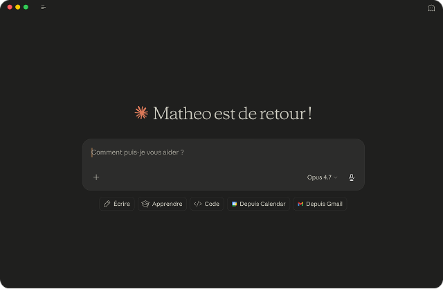 Claude Desktop — Think