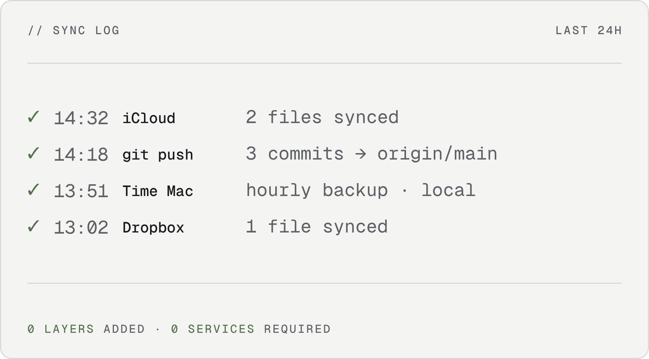 Markus no-sync log panel